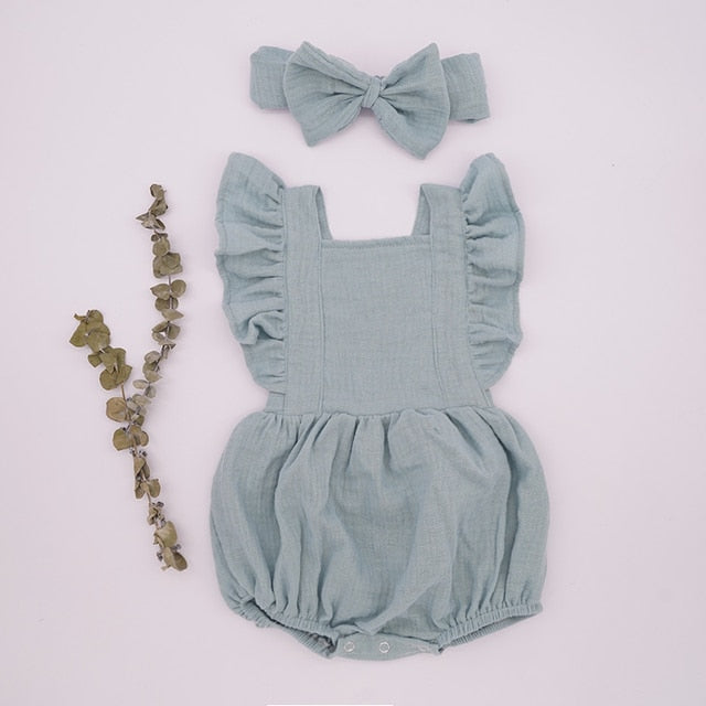 Organic Cotton Summer Baby Girl Clothes